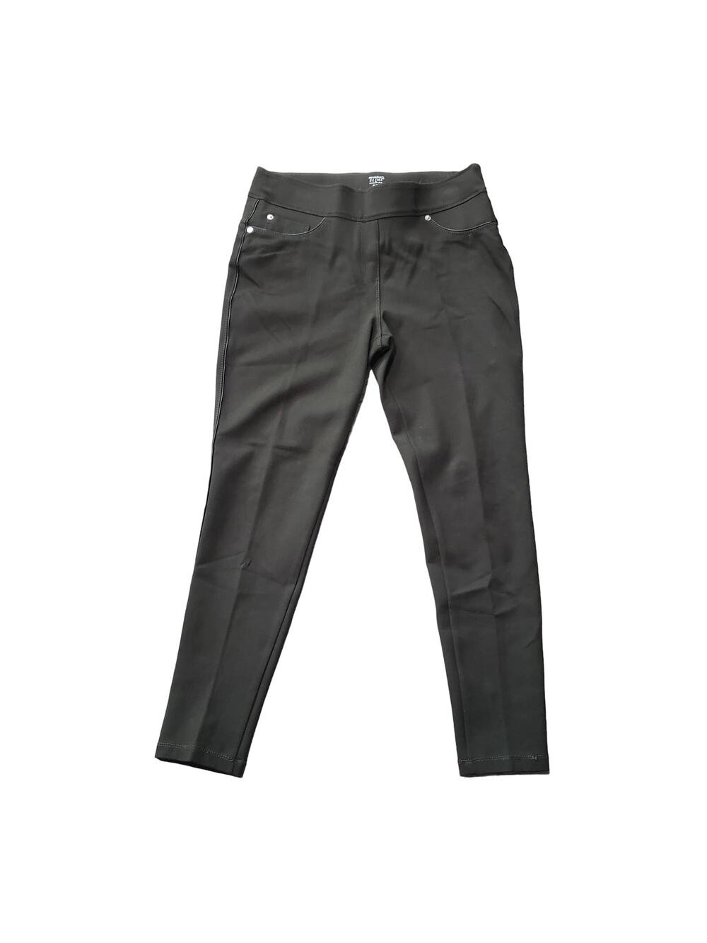 Nygard Slims Army Green Elastic Waist Jegging Pants Slacks Slim Curve Technology